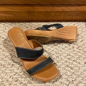 Women’s denim sandals